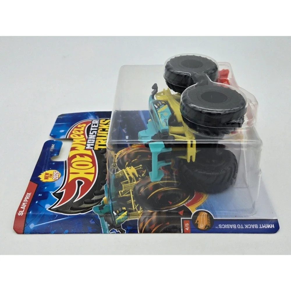 Hot Wheels Monster Trucks 2025 Slam Prix Back to Basics HWMT 4/5 Diecast‎ New